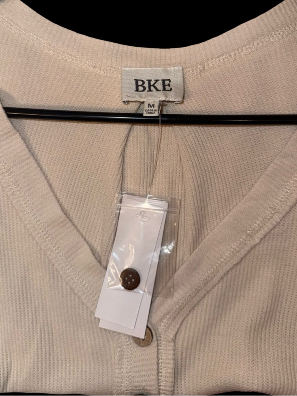 BKE Ribbed Henley - Picture 7 of 7